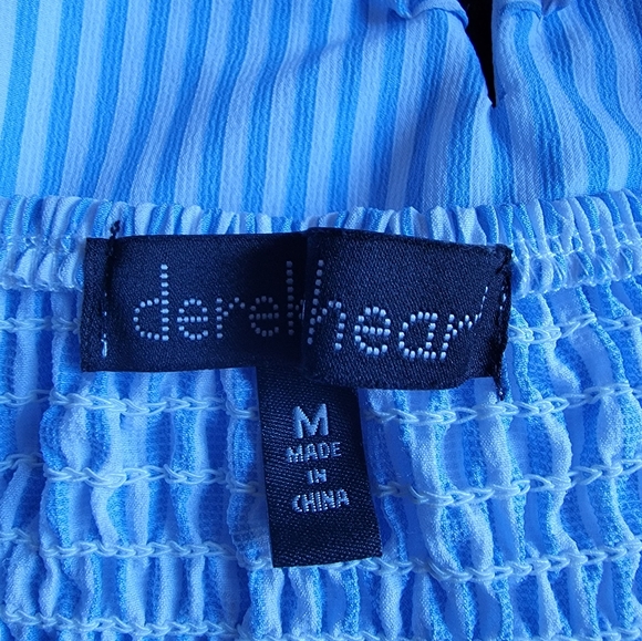 DEREK HEART Striped Sweetheart Neckline Dress - Picture 3 of 4